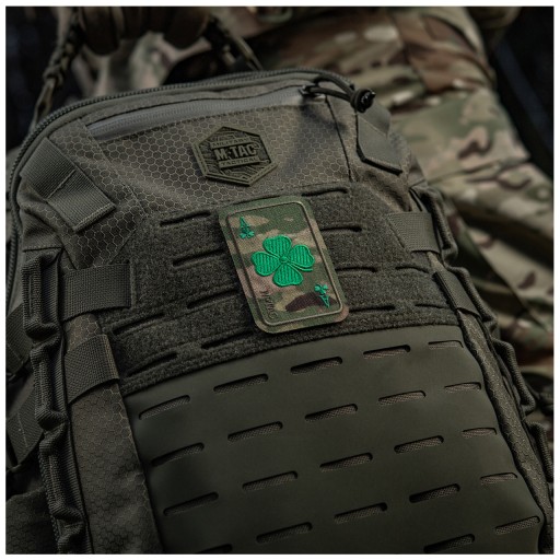 NÁŠIVKA NA VELCRO LUCKY AS CLOVER M-TAC VYŠÍVKA MULTICAM
