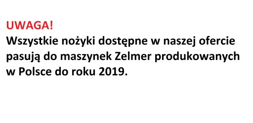 Obojstranný nôž na žiletku ZELMER s komorou 8