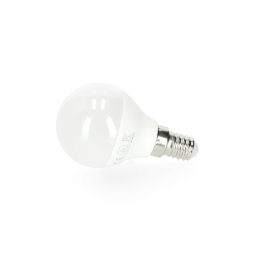 LED guľová žiarovka 7W E14, neutrálna biela, 4000K