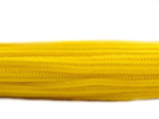 Kreatívne žlté drôtiky, 40 kusov, 30 cm