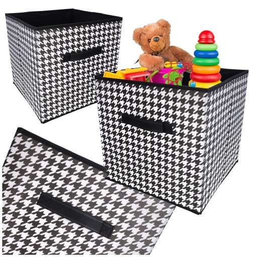 ORGANIZÁTOR ŠATNÍKA textilný box 25x25x25 cm na uloženie oblečenia