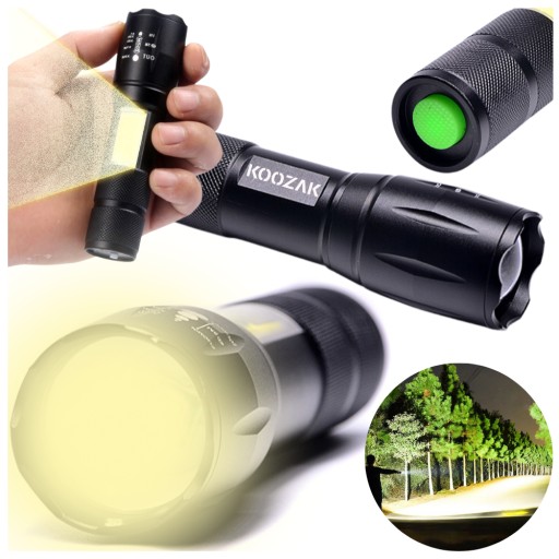 VEĽMI VÝKONNÁ LED TAKTICKÁ VOJENSKÁ ZOOM BATERKA