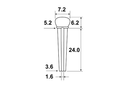 HOSCO F-0001 plastové mostíky (IV)
