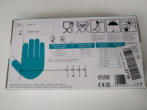 Nitrile Allround nitrilové rukavice veľ M, nebo