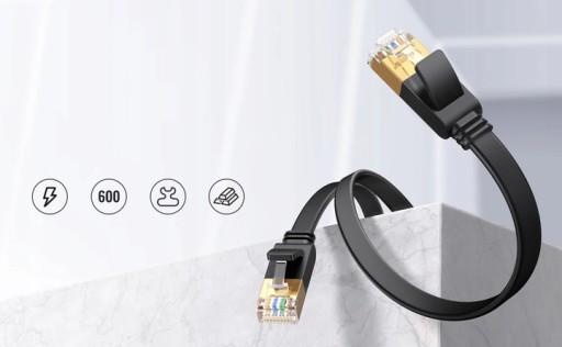 LAN ETHERNET PLOCHÝ LAN KÁBEL SFTP CAT7 1,5M