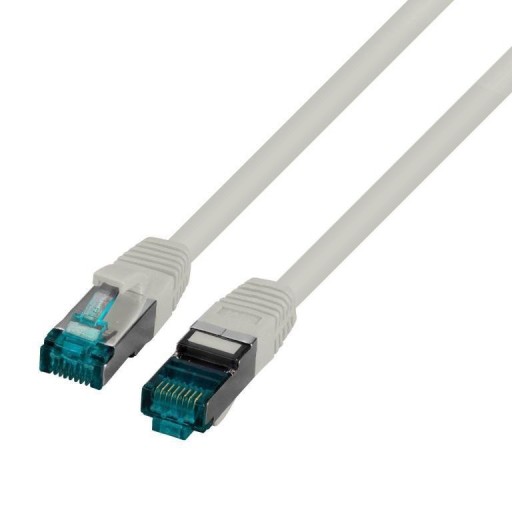 S/FTP prepojovací kábel kat.6A sivý 0,15m LSZH PC-6ASFTPLSZH-GY0,15