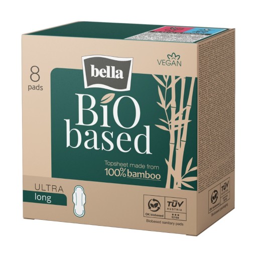 Ekologické hygienické vložky Bella Ultra Long 8 na báze BiO