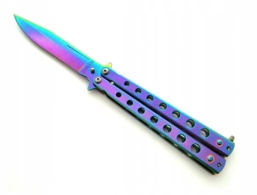 NÔŽ BUTERFLY DÚHOVÝ NÔŽ FADE 22,5CM