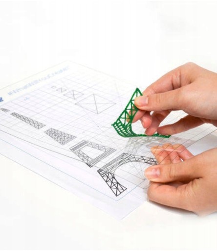 3D podložka na tlač pera - priehľadná a flexibilná - A5