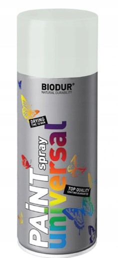 SMALTOVÁ FARBA V SPREJ UNIVERZÁLNY AEROSOL SVETLO SIVÁ 400 ml