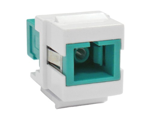 Optický konektor FIBER-OPTIC SC SIMPLEX MultiMode, typ KEYSTONE