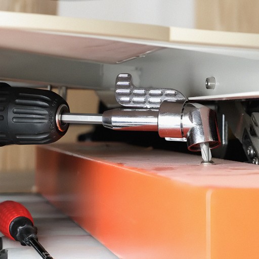 Uhlový adaptér s predĺžením pre skrutkovač, HEX nástrčná násada, 1/4'' kľúč