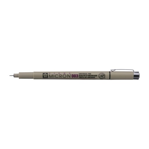 SAKURA Pigma Micron 003 jemná linka (čierna)