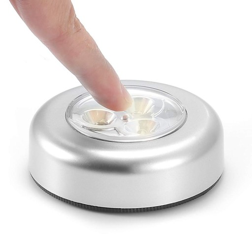 3 LED SAMOLEPIACA DOTYKOVÁ LAMPA, NA BATÉRIU