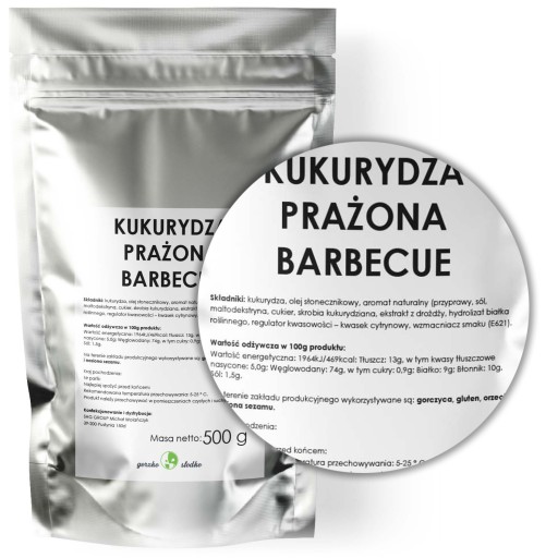BARBECUE CORN PORNISHED BBQ corn 500g
