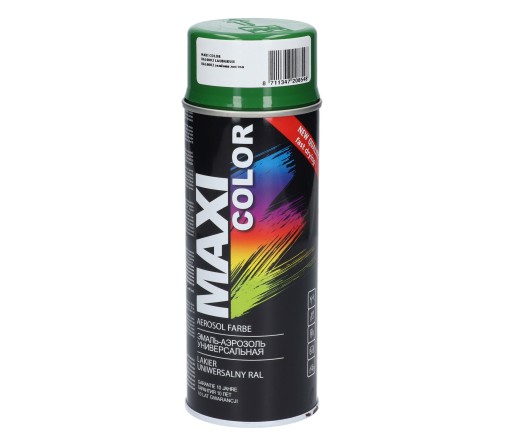 Motip Maxi Color lak 400 ml SPREJ RAL 6002 zelená
