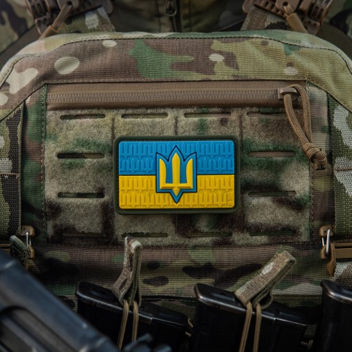 Náplasť M-Tac Vlajka Ukrajiny s trojzubcom SZU PVC