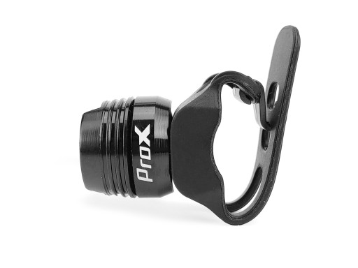 Predná lampa PROX NAOS 1-LED, čierna predná cyklistická lampa