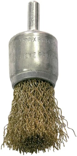 Kefa z mosadzného oceľového drôtu fi=17 mm, stopka 6 mm
