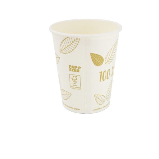 Ekologické papierové poháre ZERO % PLASTIC 250 ml 50 ks (bez poplatkov za SUP)