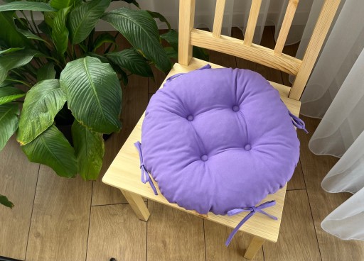 Vankúš na stoličku, 35 cm, svetlofialový CIRCLE