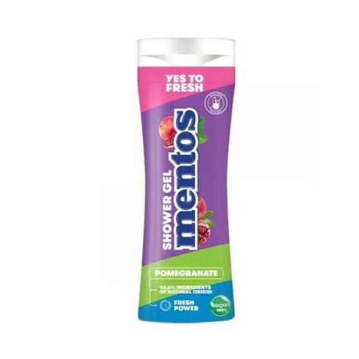 Mentos sprchový gél a šampón 2v1 300ml Granátové jablko