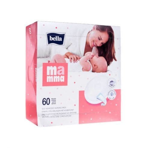 BELLA MAMMA vložky na dojčenie s lepidlom, 60 ks.