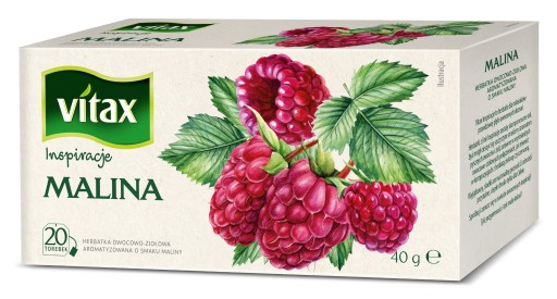 Malinový čaj Vitax - Jedinečná vôňa ovocných inšpirácií