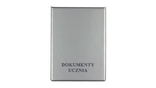 STRIEBORNÝ OBAL na študentský preukaz 11,2 x 8,4 cm vertikálne puzdro BIURFOL