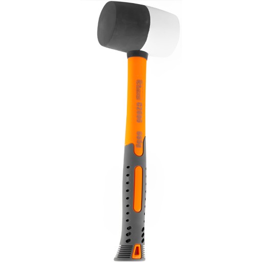 KLADIVO NA SKLOGUMOVÉ KLADIVO 60 mm /450G BIELE A ČIERNA RICHMANN C2606