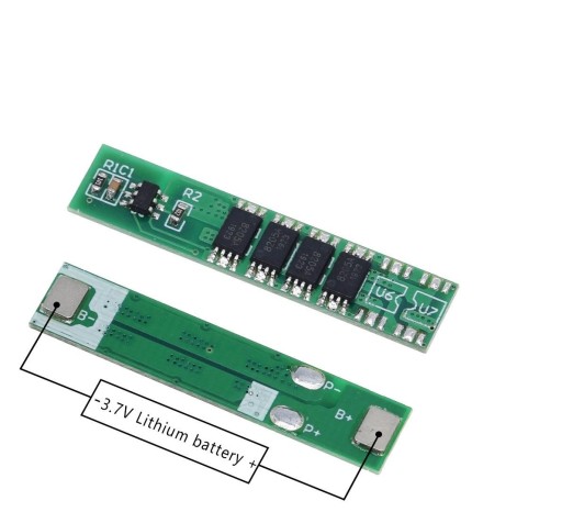 1S BMS 3,7V 15A Li-ion 18650 MIKRO ROZMERY