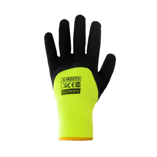 PRACOVNÉ RUKAVICE ZIMNÉ IZOLOVANÉ S POVLAKOU X-FROSTER R.9