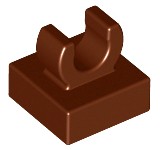 LEGO 15712 DRŽADLO NA DLAŽDIČKU 1x1 hnedá NOVINKA (1g)