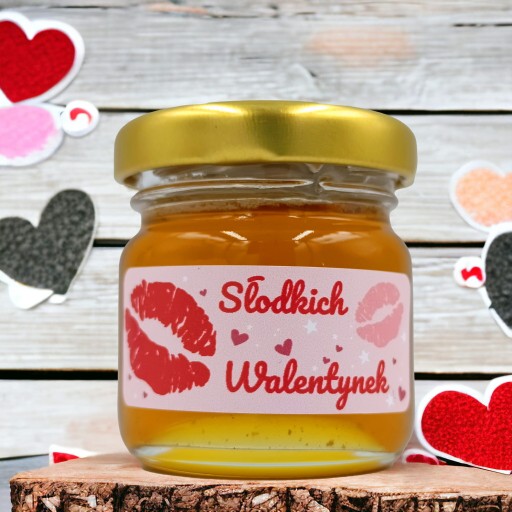 MED mini Med na VALENTÍNA v tégliku 40g Darček s nálepkou VZORKY