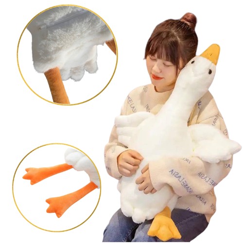 Vankúš *PIPA Hus 50 cm* Pohyblivý maskot Plyšová HRAČKA ZA DARČEK!