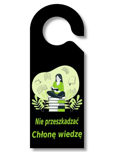 Vešiak na dvere Nerušiť Nasávam vedomosti