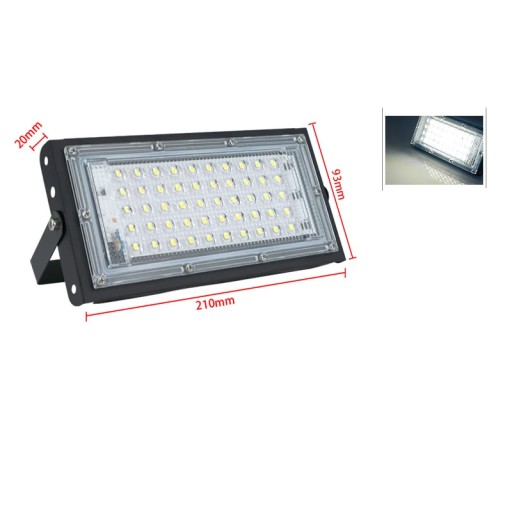 HALOGÉNOVÁ LAMPA 50W REFLEKTOR SVETLA 4500lm