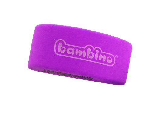 BAMBINO Farebná GUMA Soft Erasing MIX