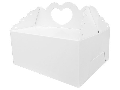 Ďakujeme tortové boxy pre hostí biele