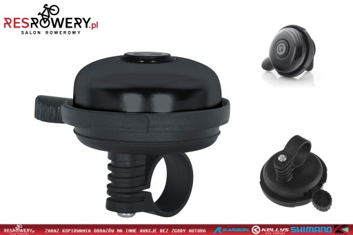 BIKE BELL ALU KELLYS KLS BELL 20 BLACK OEM