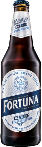 Fortuna čierne nealko pivo 500ml B/Z