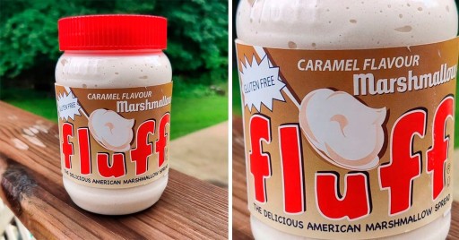 Fluff Caramel Caramel Cream Marshmallow