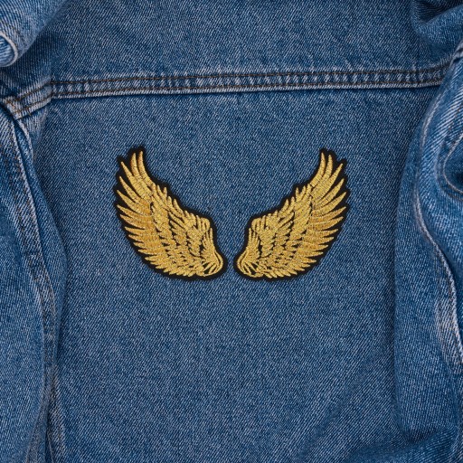 Nášivka GOLD WINGS TERMO výšivka 9,5 cm