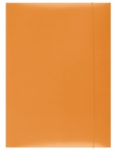 A4 OFFICE zložka s gumičkou, oranžová