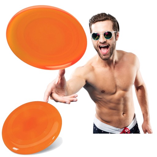 FRISBEE FLYING DISK PLÁŽOVÝ TANIER oranžový