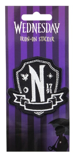 Streda nášivka Adams Nevermore Nažehľovačka na oblečenie 6,5x6,5 cm