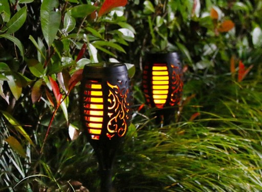 Záhradná lampa SOLAR TORCH flame 1700K M