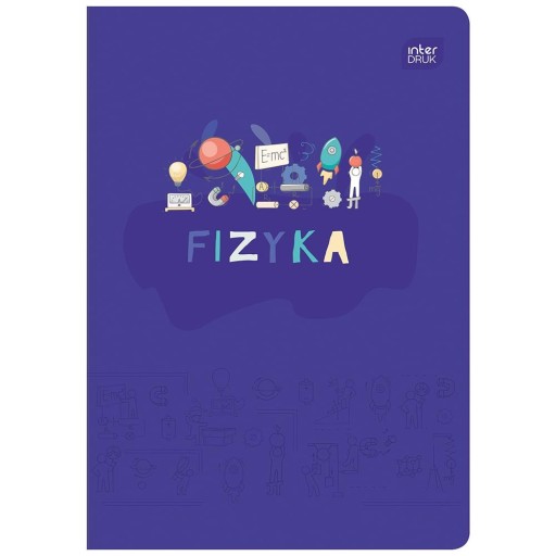 Štvorcový zošit A5 60k na tému Fyzika