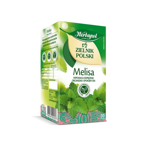 HERBAPOL Bylinný čaj Melisa Herbarium Polish 20 sáčkov