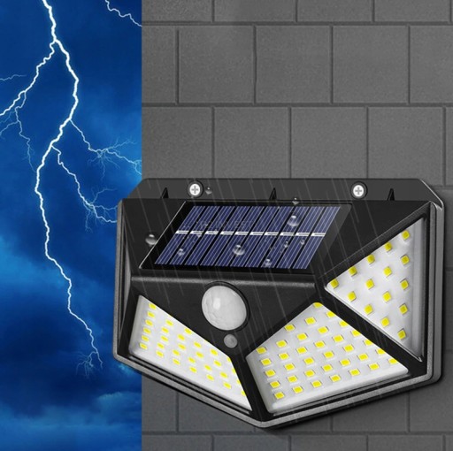 Solárna lampa s DUSK MOTION Sensor 100 LED SOLÁRNYCH ZÁHRADNÝCH LAMP